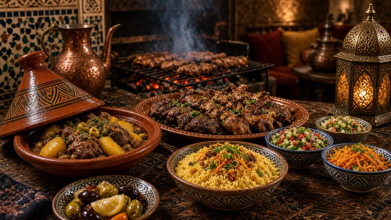 Restaurant cacher à Marrakech